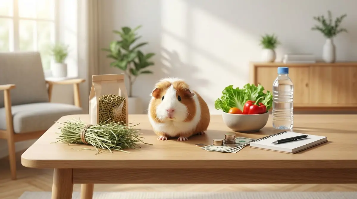 モルモットの維持費は月々2,000円〜5,000円