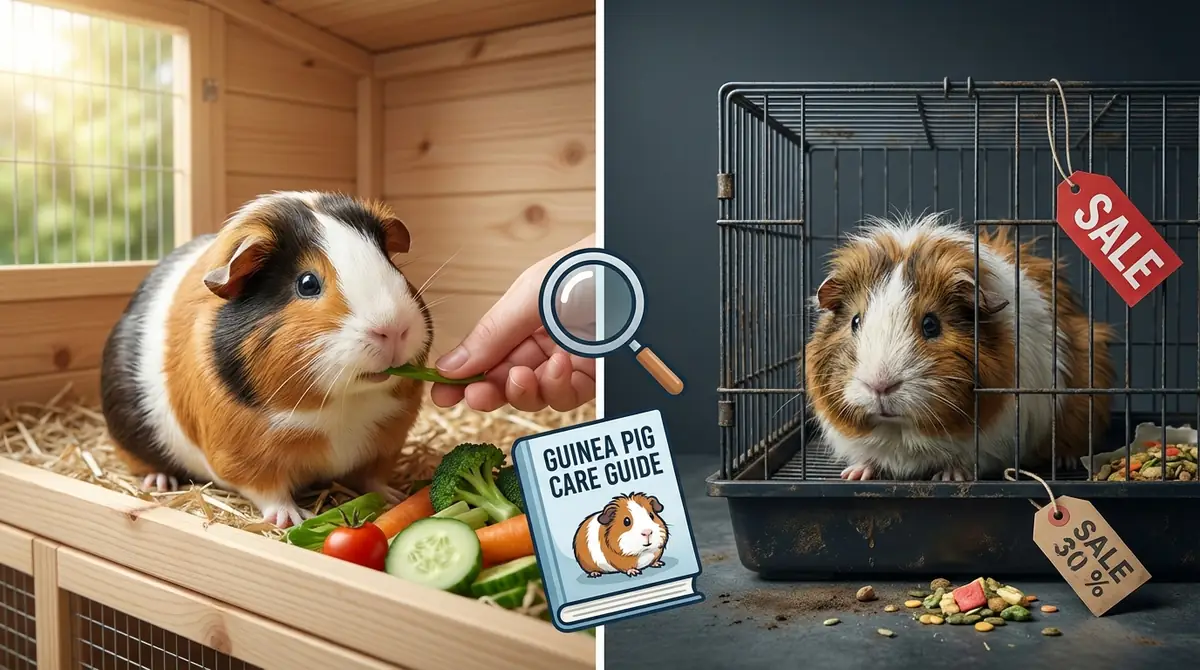 安さだけで選ぶと後悔する｜健康なモルモットの見分け方