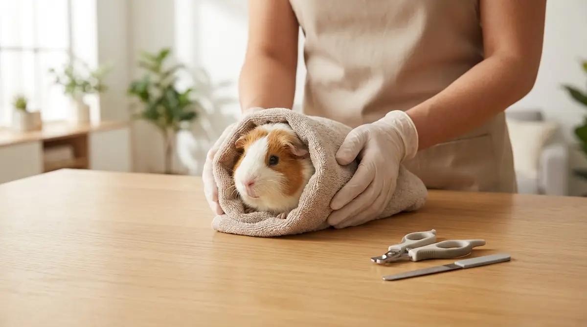 一人でもできる!モルモットの爪切り保定テクニック3選