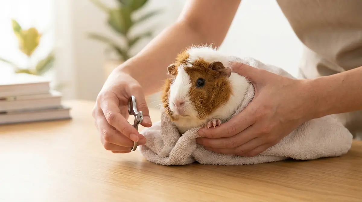 暴れる・嫌がるモルモットの爪切り対処法
