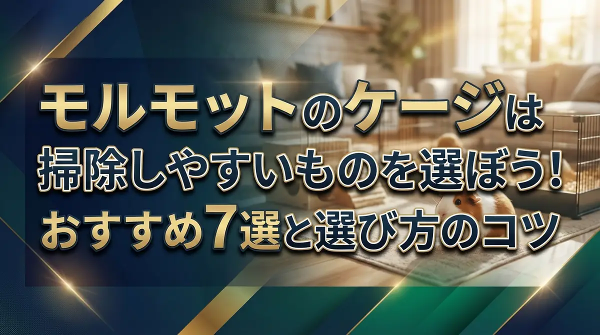 モルモットのケージは掃除しやすいものを選ぼう!おすすめ7選と選び方のコツ