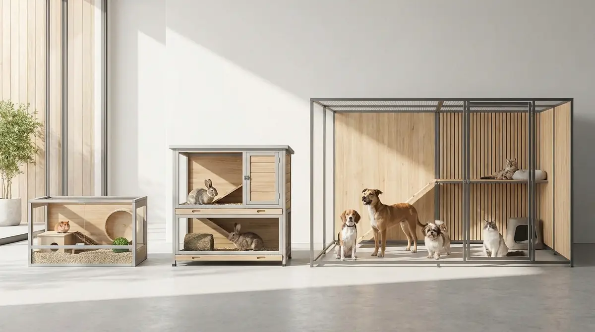 【飼育頭数別】最適なケージサイズの目安