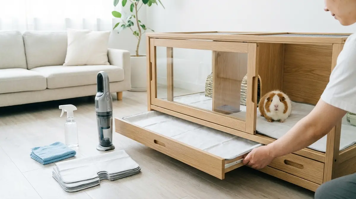 ケージ掃除をさらに楽にする3つの時短テクニック