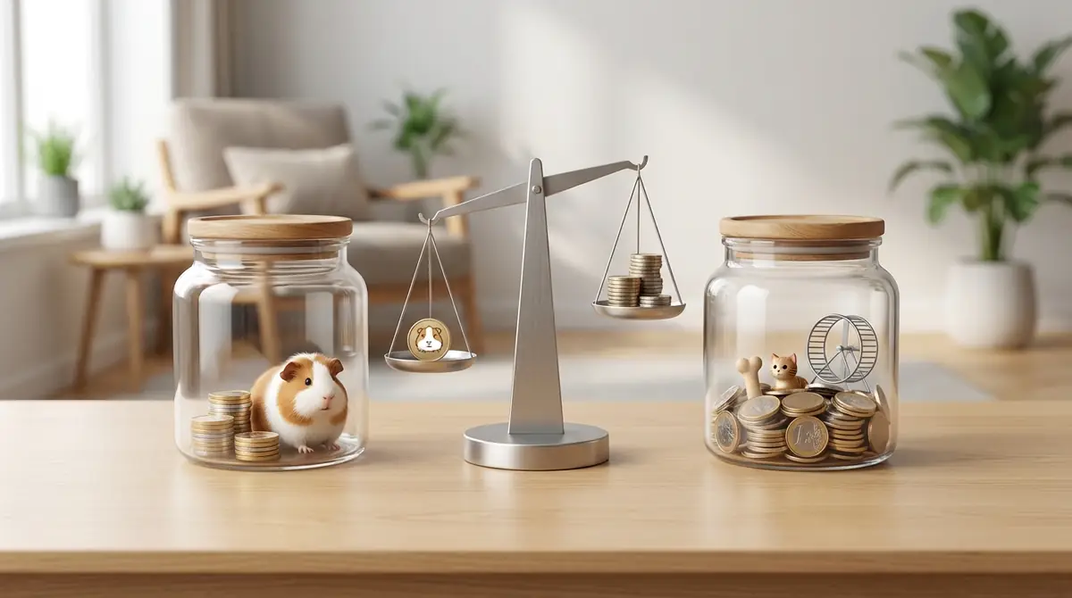 【比較】モルモットと他のペットではいくら違う？費用を比べてみた