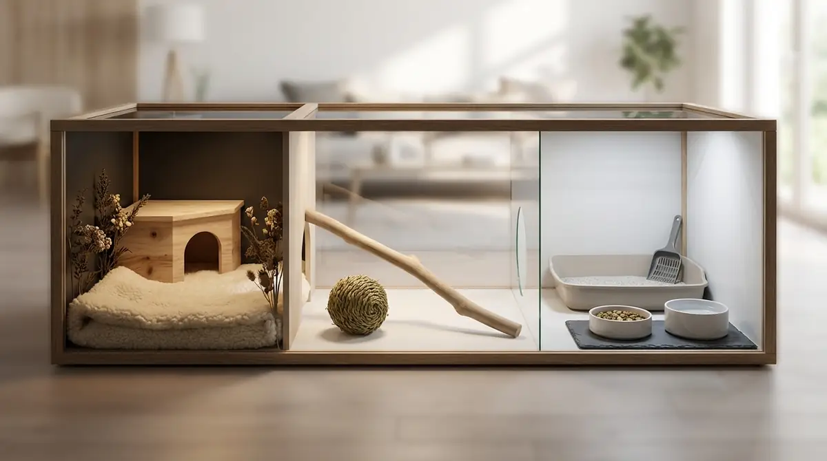 快適なケージレイアウトの基本|3ゾーン分けの考え方