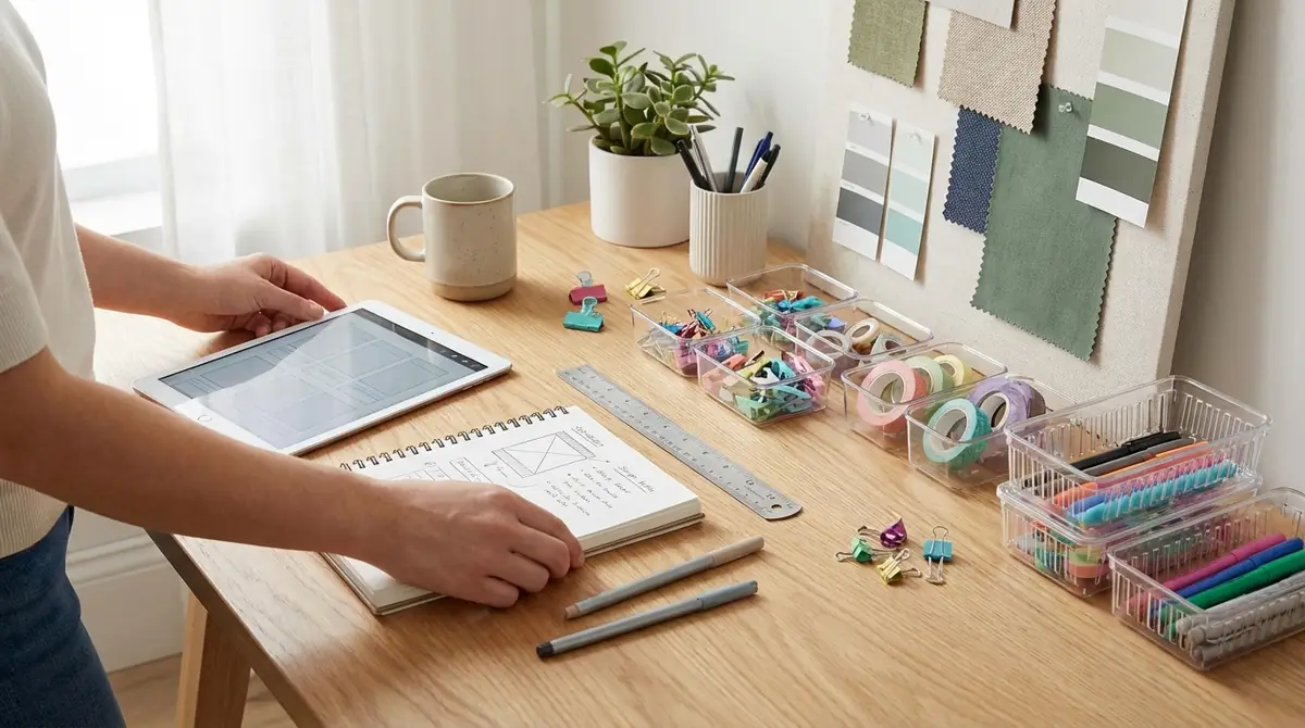 レイアウトに必要なアイテムの選び方と100均活用術