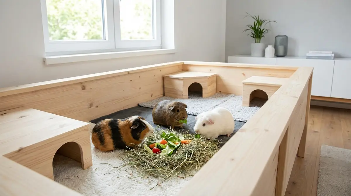 モルモットの多頭飼いは可能?成功の条件を先に解説