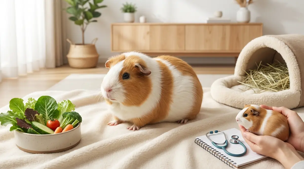 モルモットの妊娠期間中に押さえるべき3つのケア