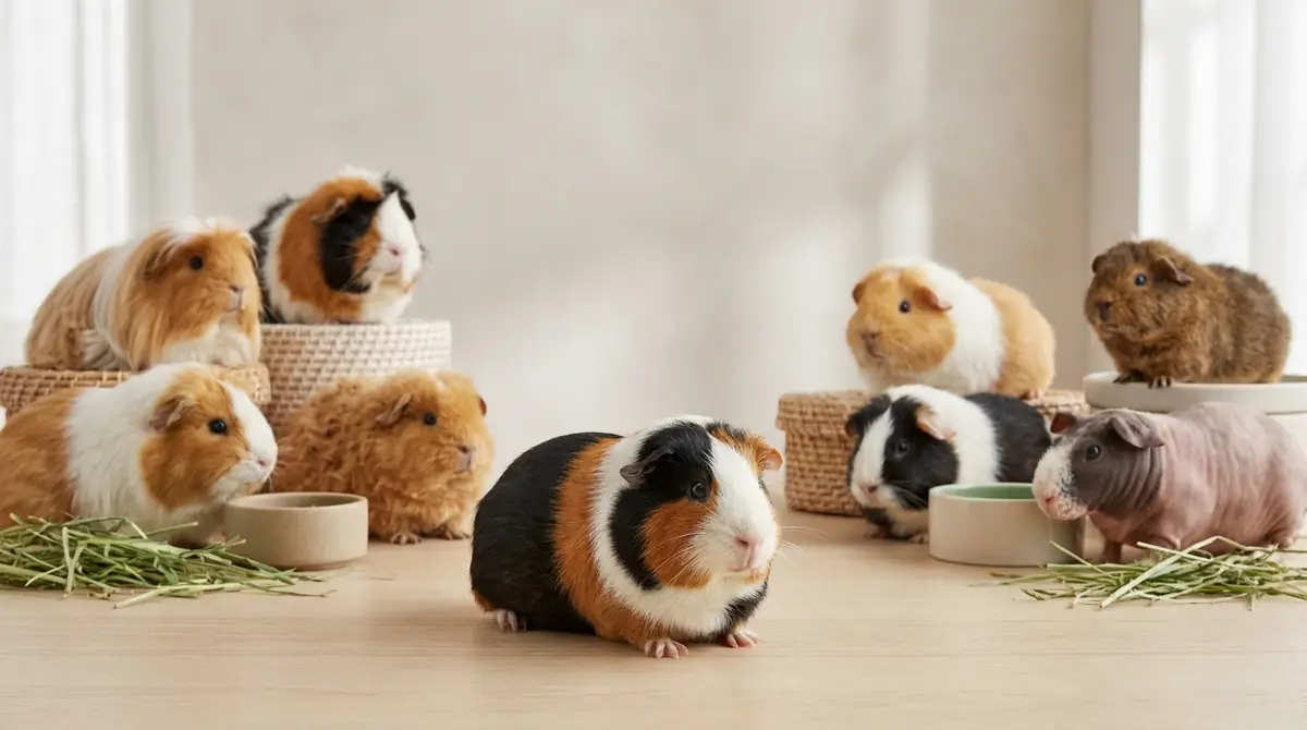 モルモットは全10品種｜人気No.1はイングリッシュ