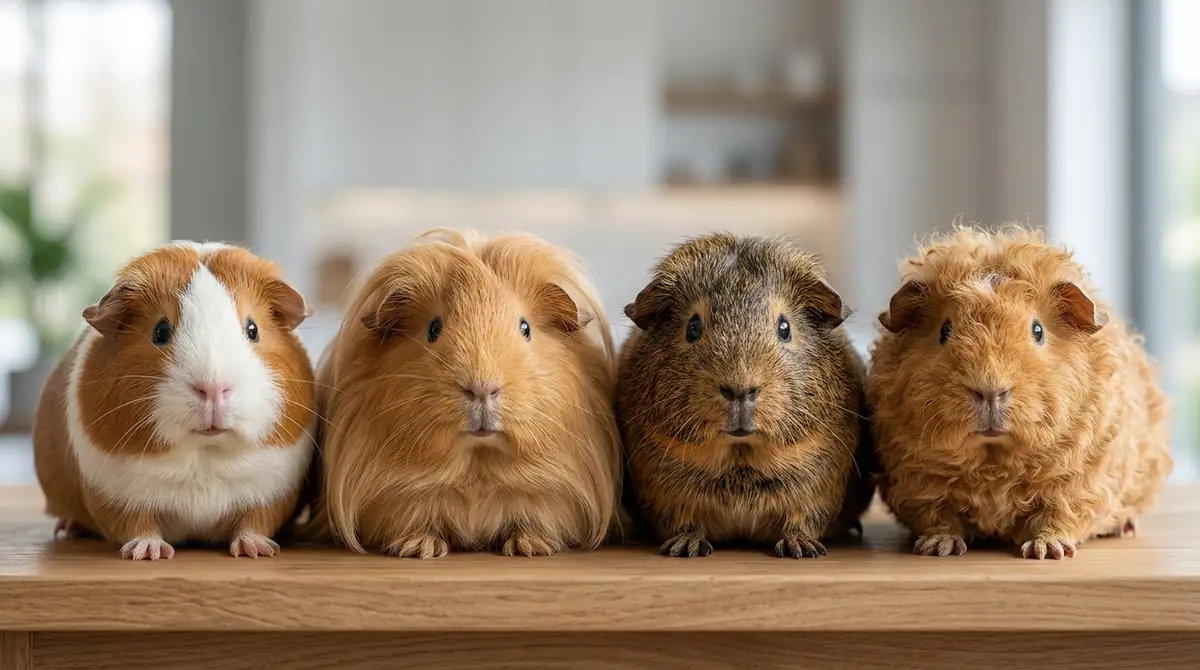 モルモットの品種を毛質で分類｜4タイプの見分け方