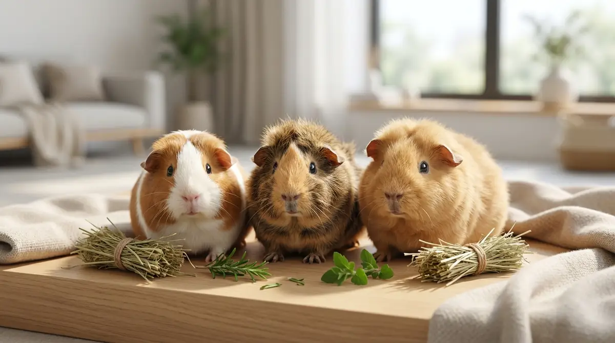 初心者におすすめのモルモット品種ランキングTOP3