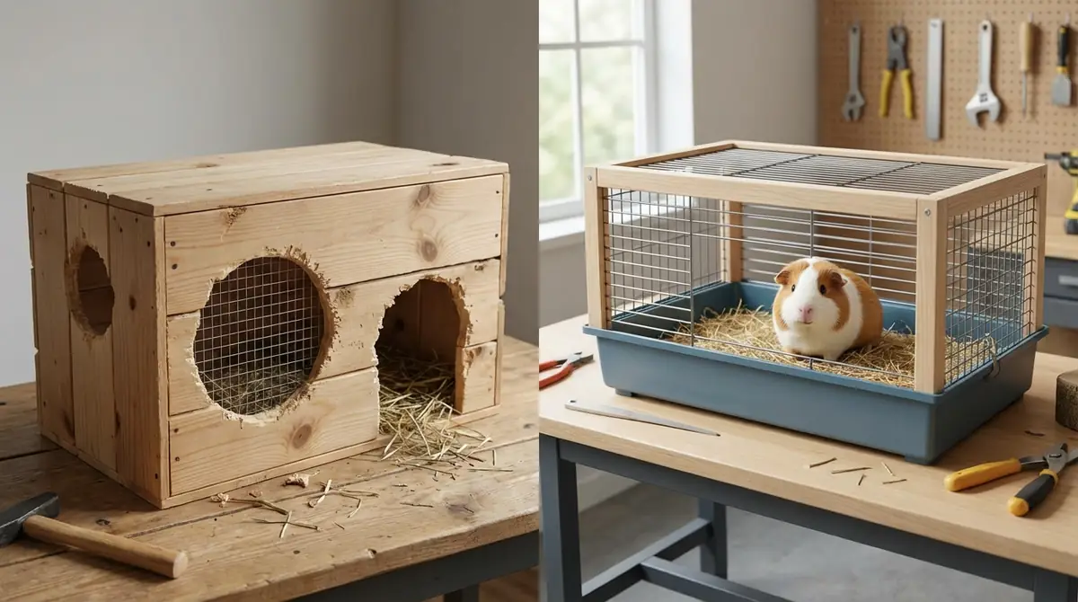 モルモットのケージ手作りでよくある失敗5選と対策