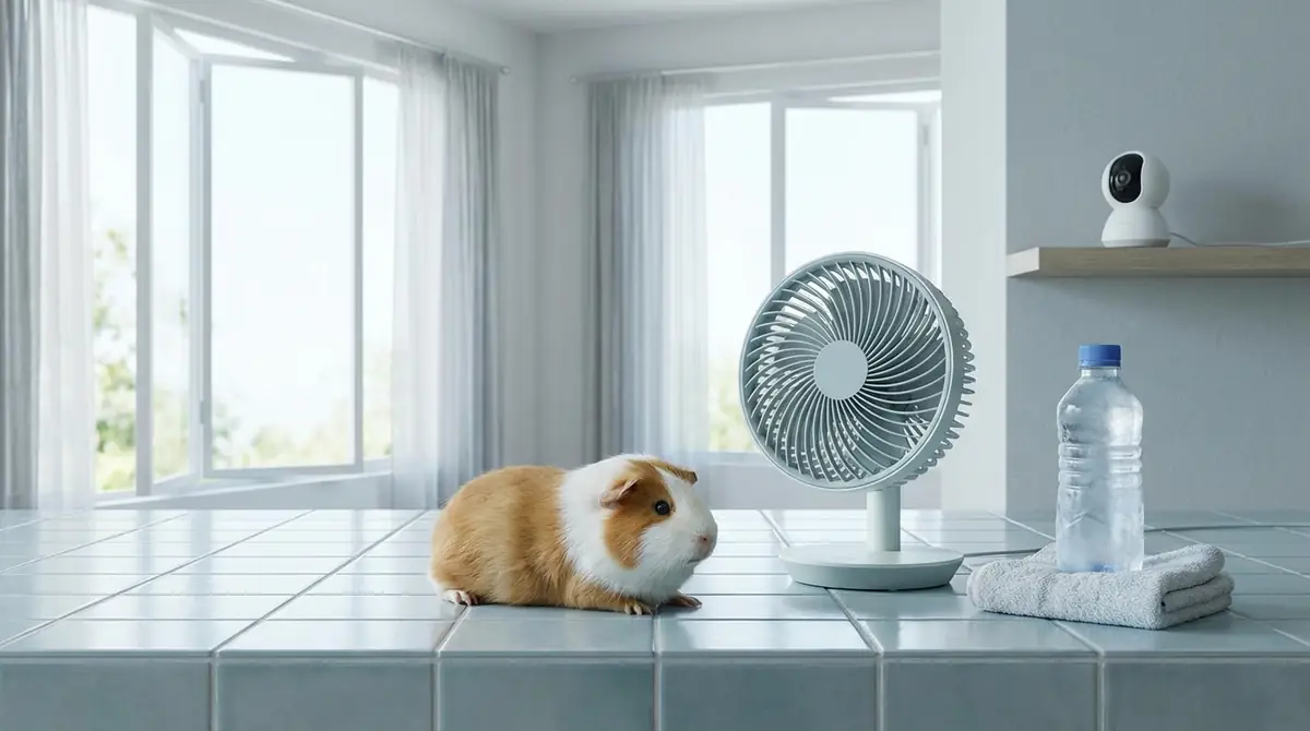 エアコンなし・留守中でもモルモットの温度を保つ工夫