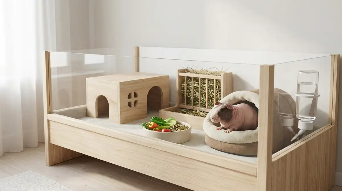 スキニーギニアピッグの飼育環境の整え方