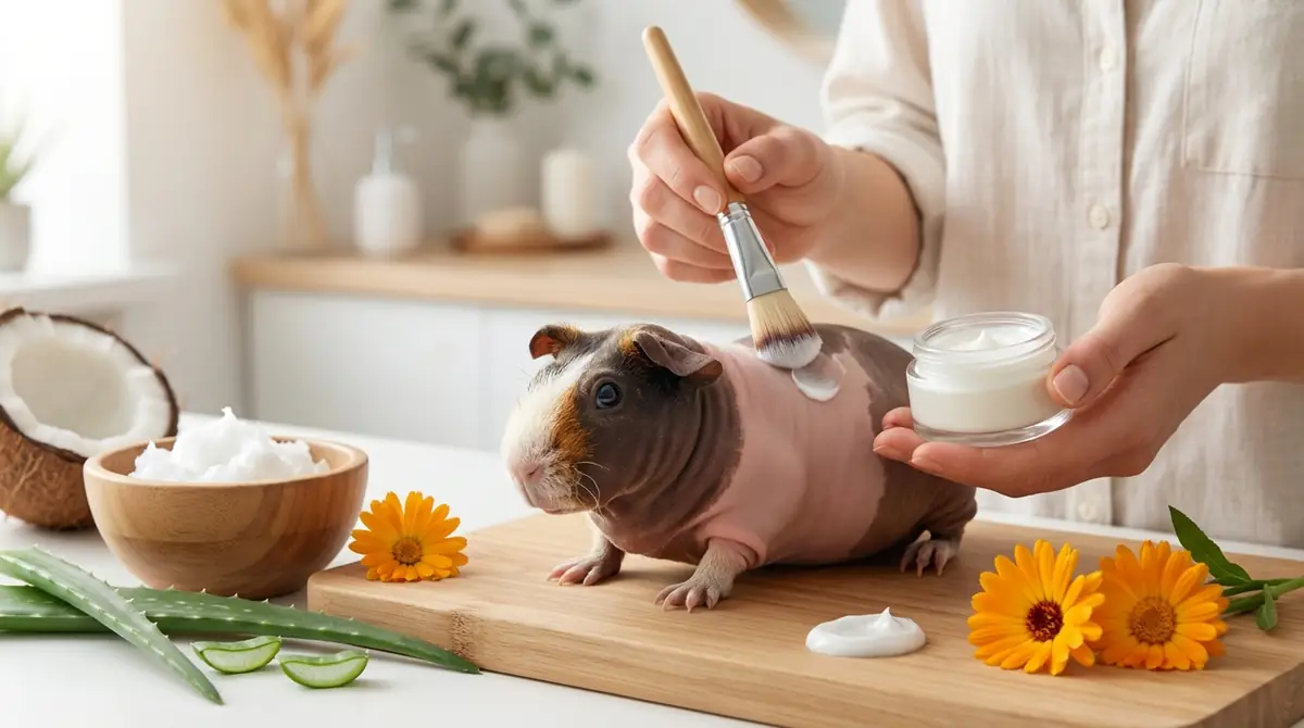 スキニーギニアピッグのスキンケアと皮膚トラブル予防