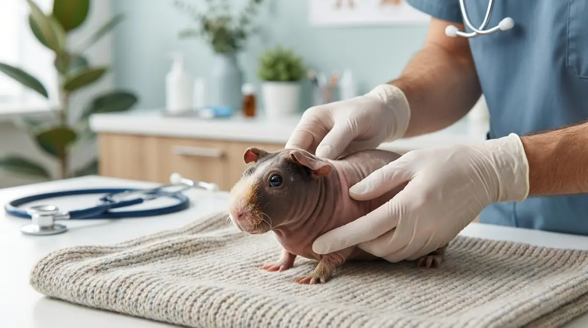 スキニーギニアピッグの健康管理と病気予防