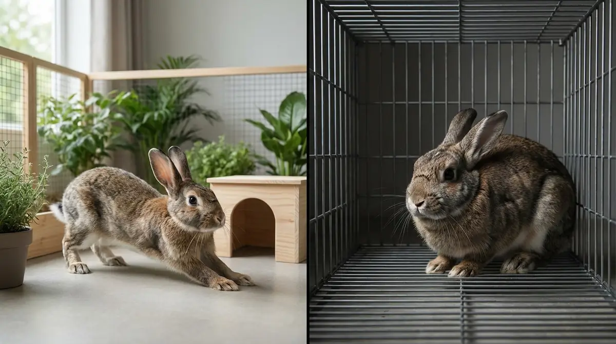 ケージの大きさが重要な理由|狭いとどうなる?