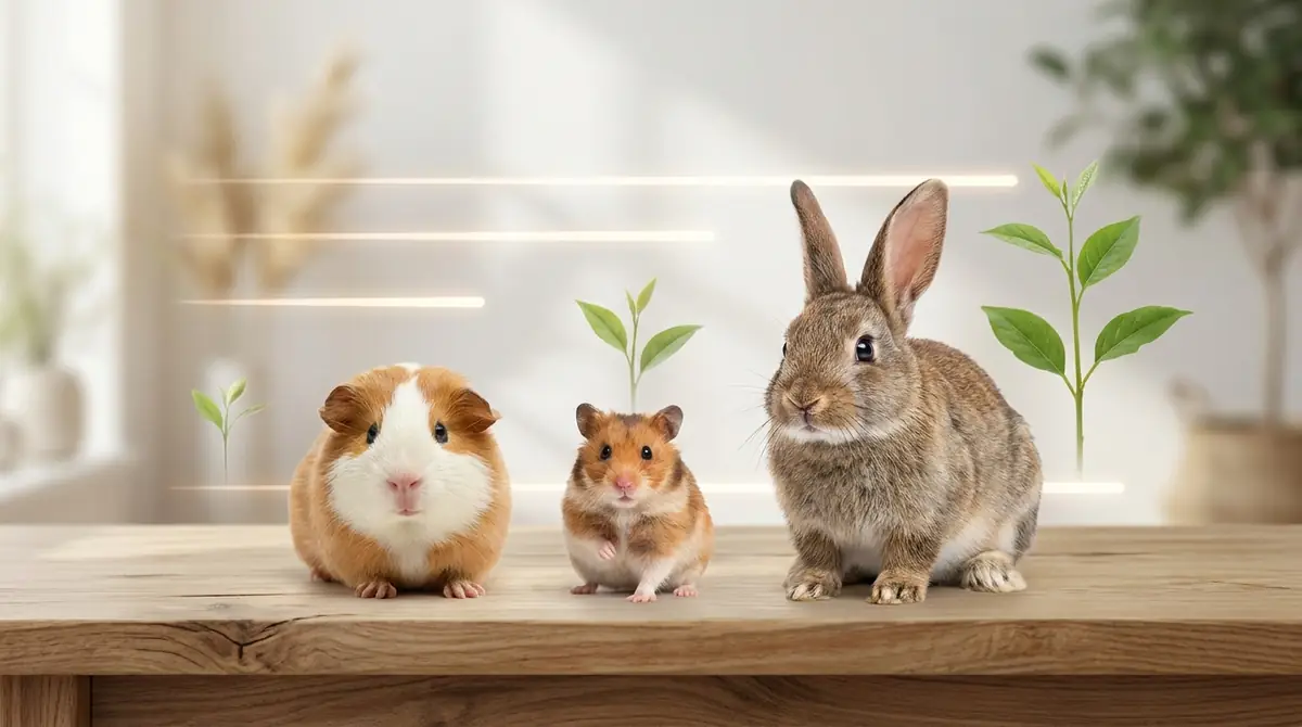 モルモットと他の小動物の寿命を比較｜ハムスター・うさぎとの違い