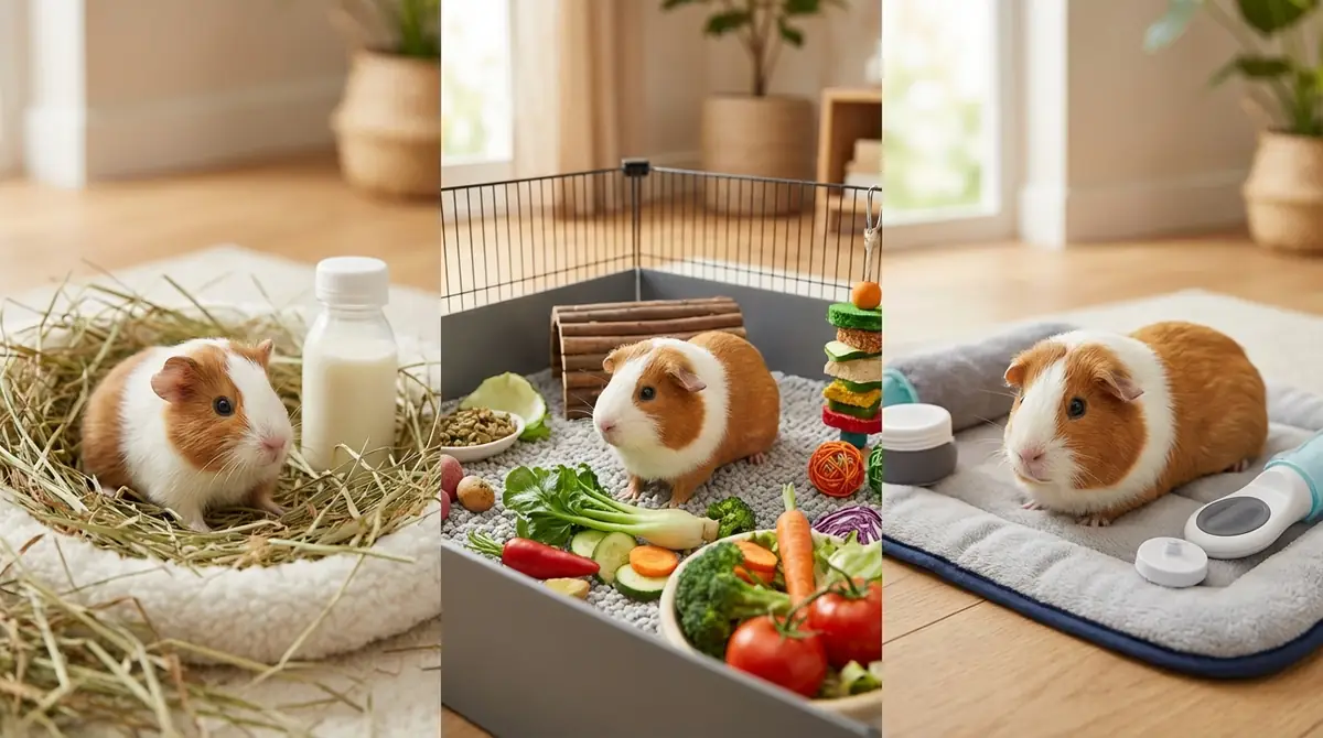 【年齢別】モルモットのライフステージとケアの変化