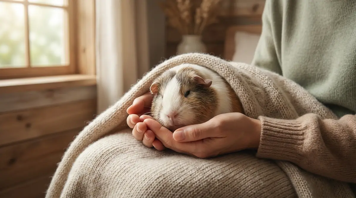 モルモットの寿命が近いときのサインと看取りの心構え