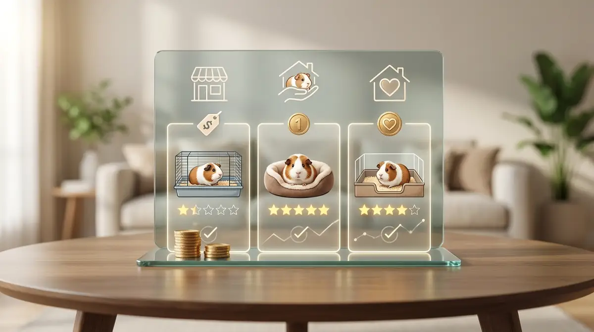 【比較表】モルモットの購入先別｜価格相場とおすすめ度