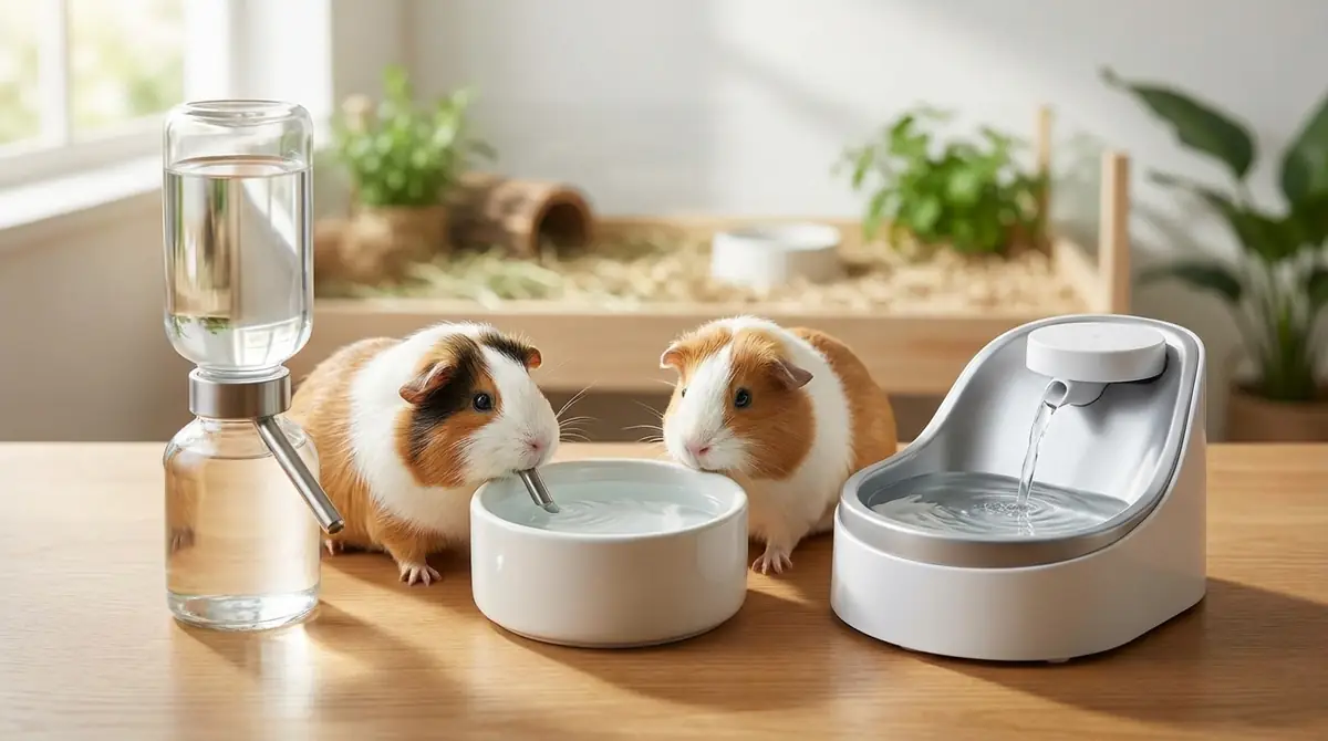 モルモットの水飲みで押さえるべき3つの基本