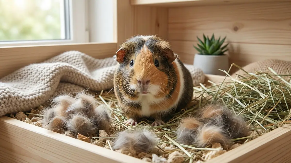 モルモットの毛が抜ける7つの原因