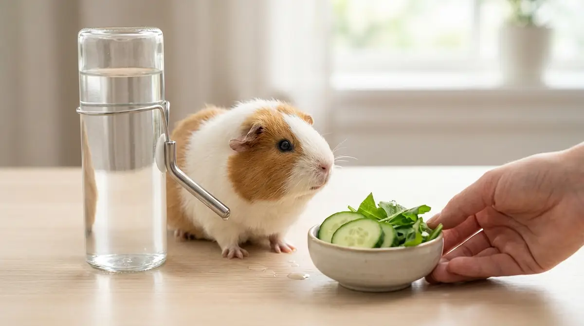 モルモットが水を飲まない原因と対処法