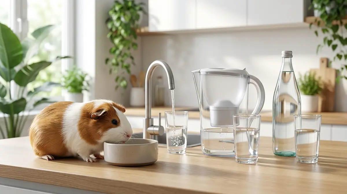 モルモットに与える水の種類｜水道水・浄水・ミネラルウォーター