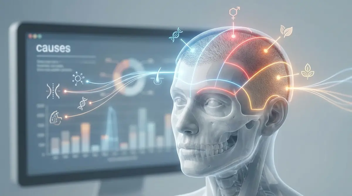 【部位別】毛が抜ける場所から原因を見分ける方法