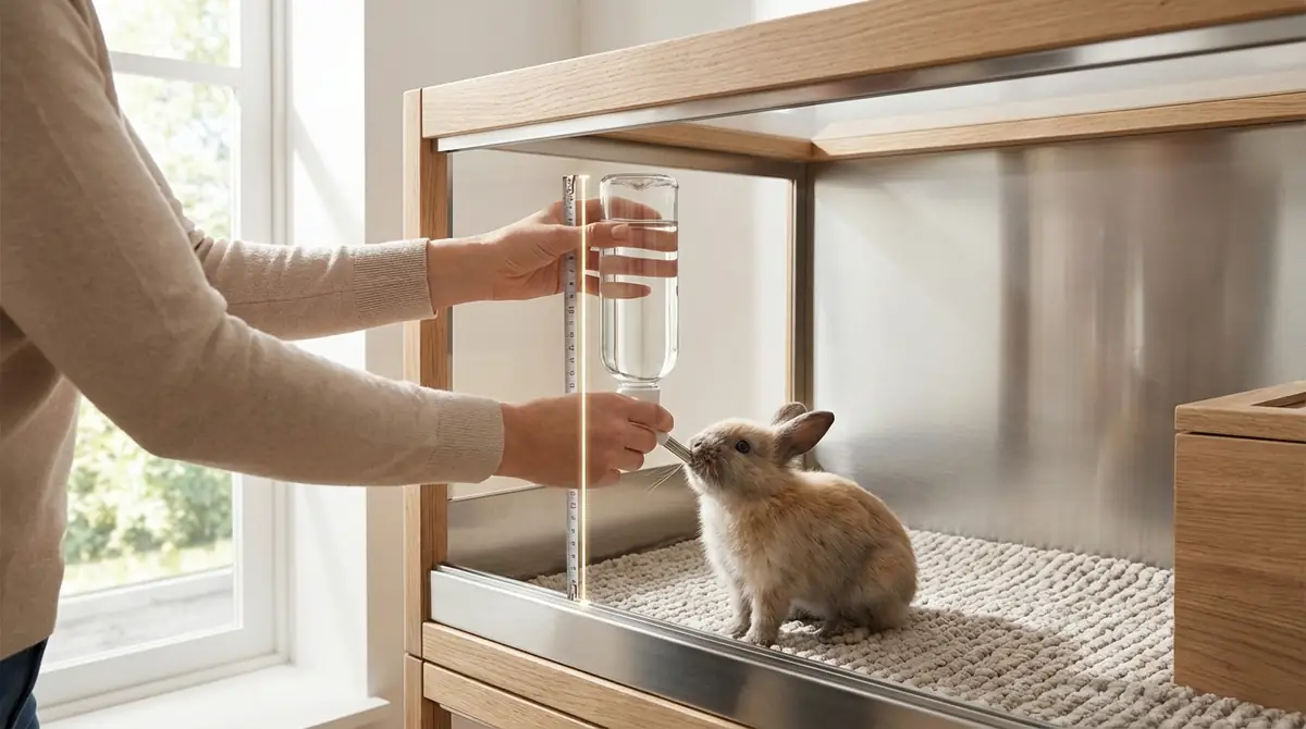 給水ボトルの正しい設置方法と高さの目安