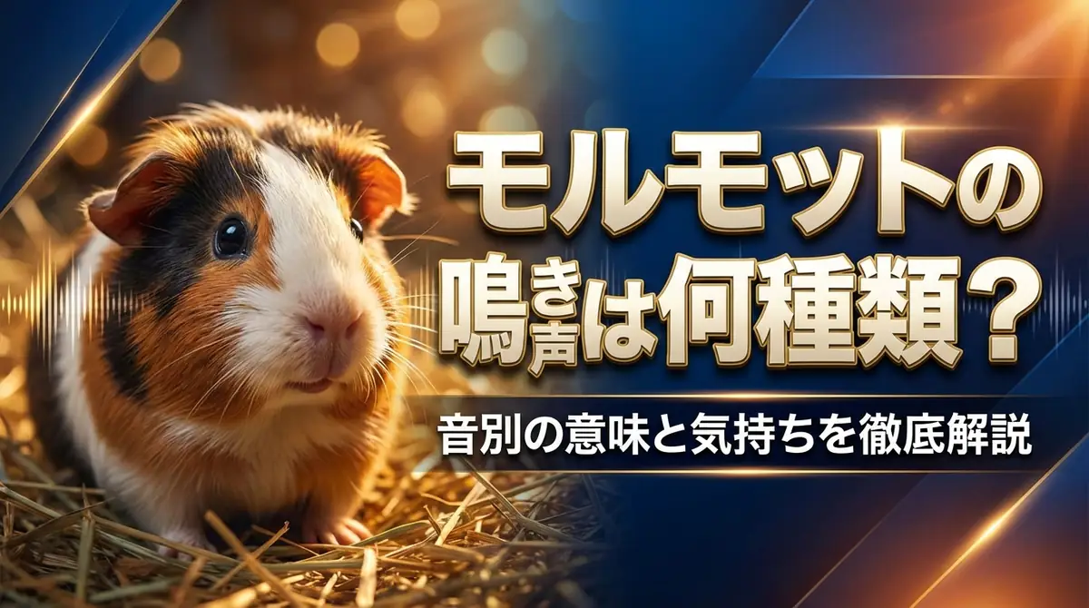 モルモットの鳴き声は何種類？音別の意味と気持ちを徹底解説