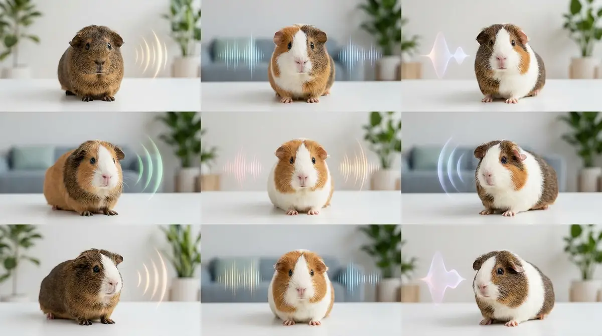 【早見表】モルモットの鳴き声12種類と意味一覧