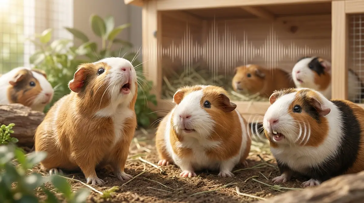 モルモットの正常な鳴き声と意味を知ろう