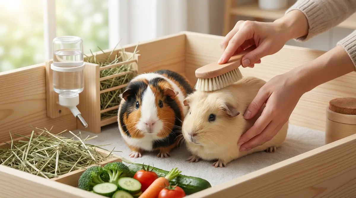 モルモットの病気を予防するための日常ケア