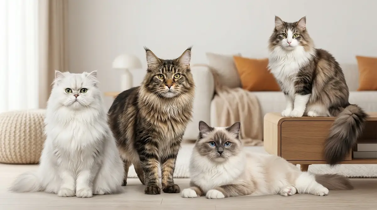 【長毛種】美しい毛並みが自慢の4品種一覧