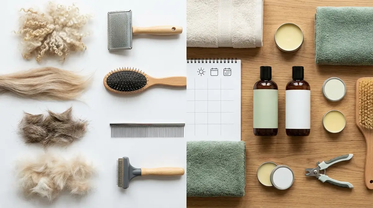 【毛質別】お手入れ頻度と必要なケア用品