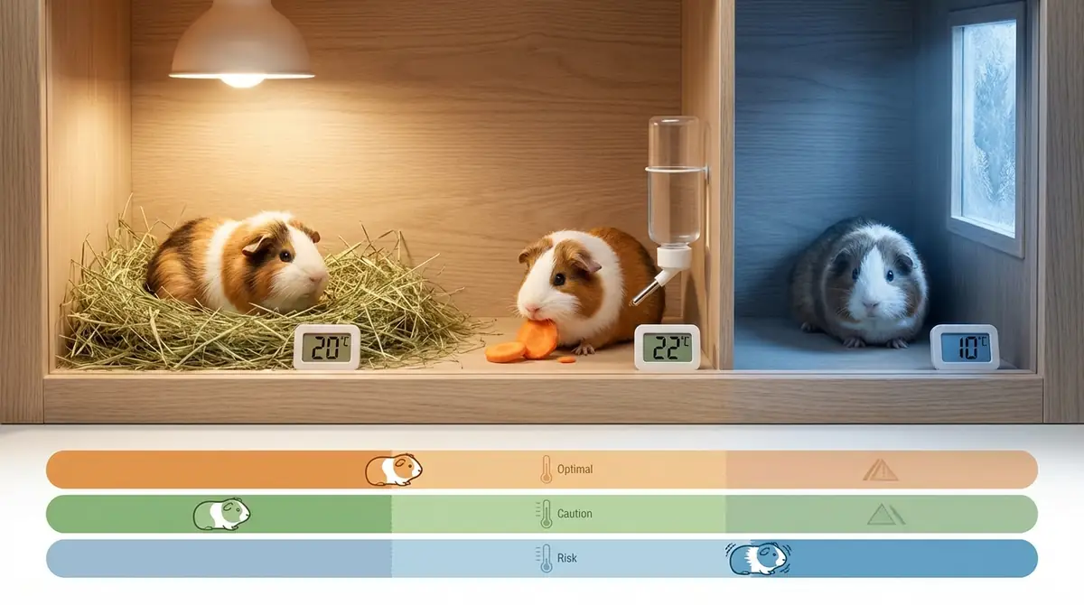 モルモットの適温は何度？温度帯別リスク早見表
