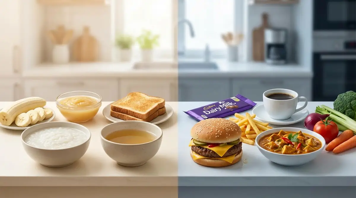 下痢のときに与えてよい食べ物・避けるべき食べ物