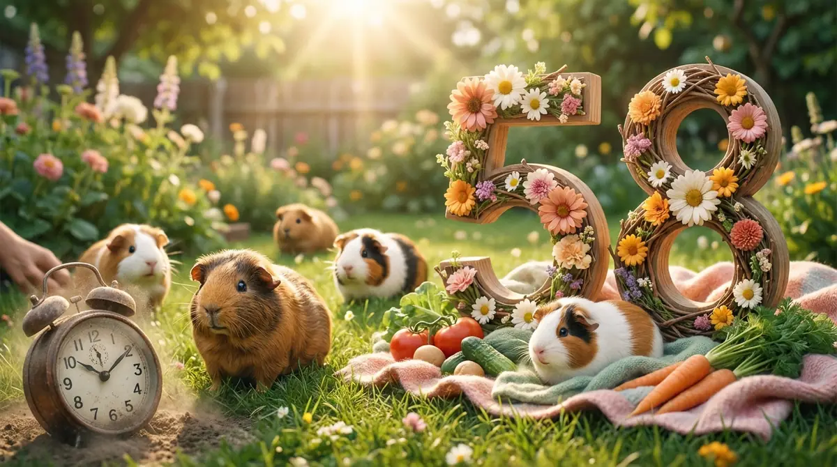 【結論】モルモットの寿命は平均4〜8年｜目安は5〜6年