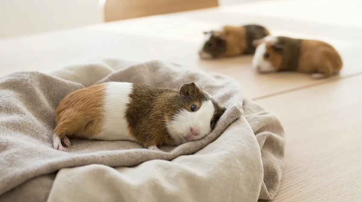 モルモットが死んだふりに見える状態になる3つの原因