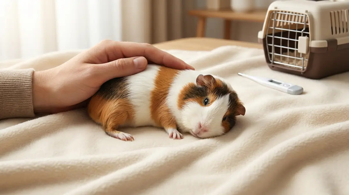 モルモットが死んだふりに見える反応をしたときの正しい対処法【3ステップ】