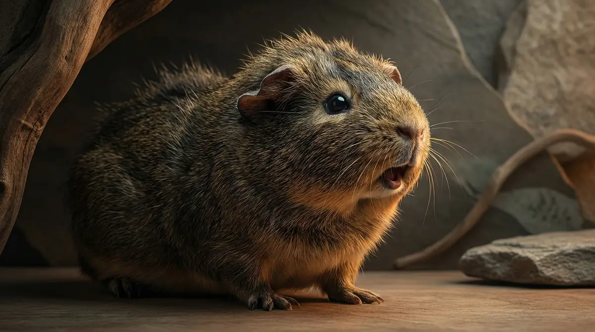 【怒り・警戒】モルモットが不機嫌な時の鳴き声の種類