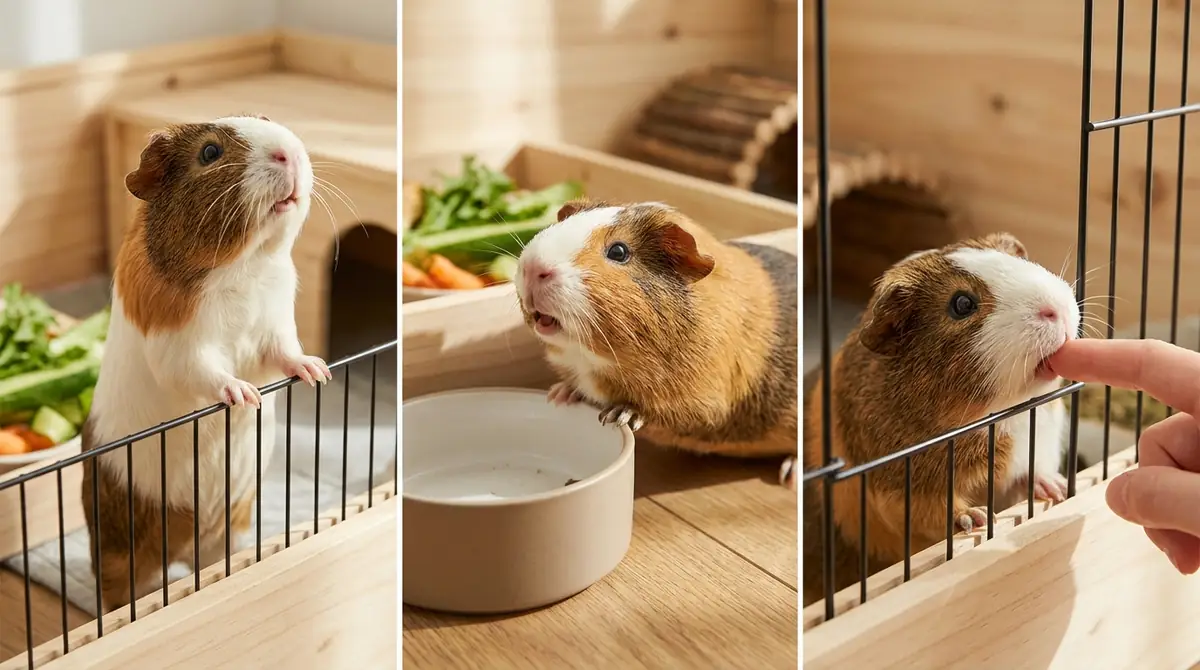 【要求・おねだり】モルモットが何かを求めている時の鳴き声の種類