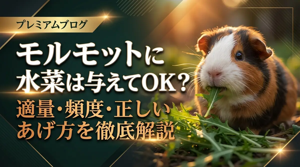 モルモットに水菜は与えてOK？適量・頻度・正しいあげ方を徹底解説