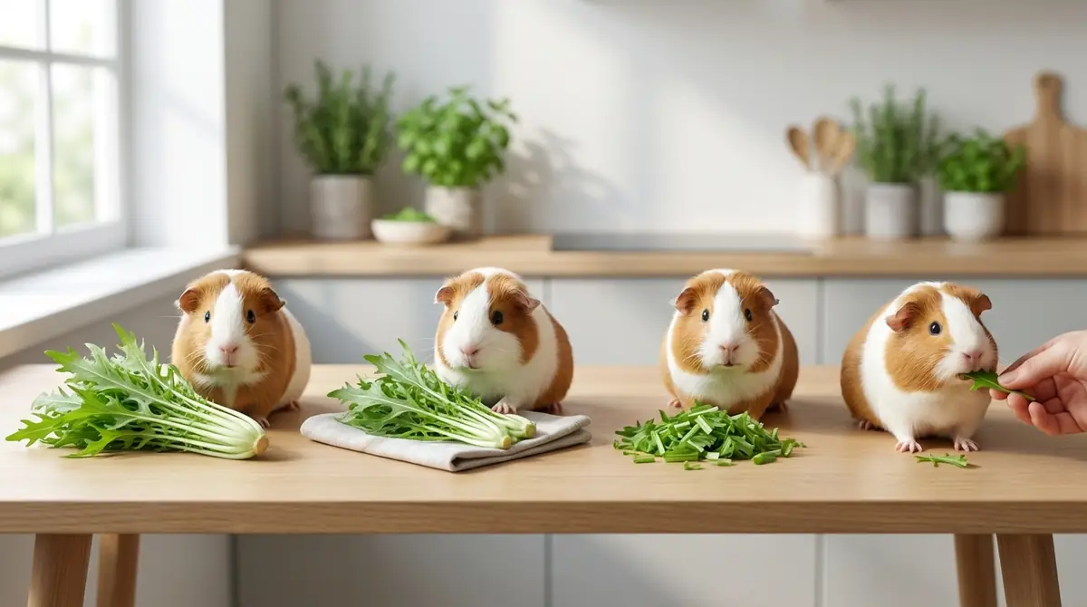 モルモットへの水菜の正しいあげ方4ステップ