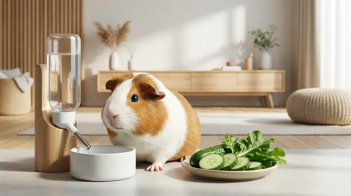 モルモットが水を飲まない原因と対処法