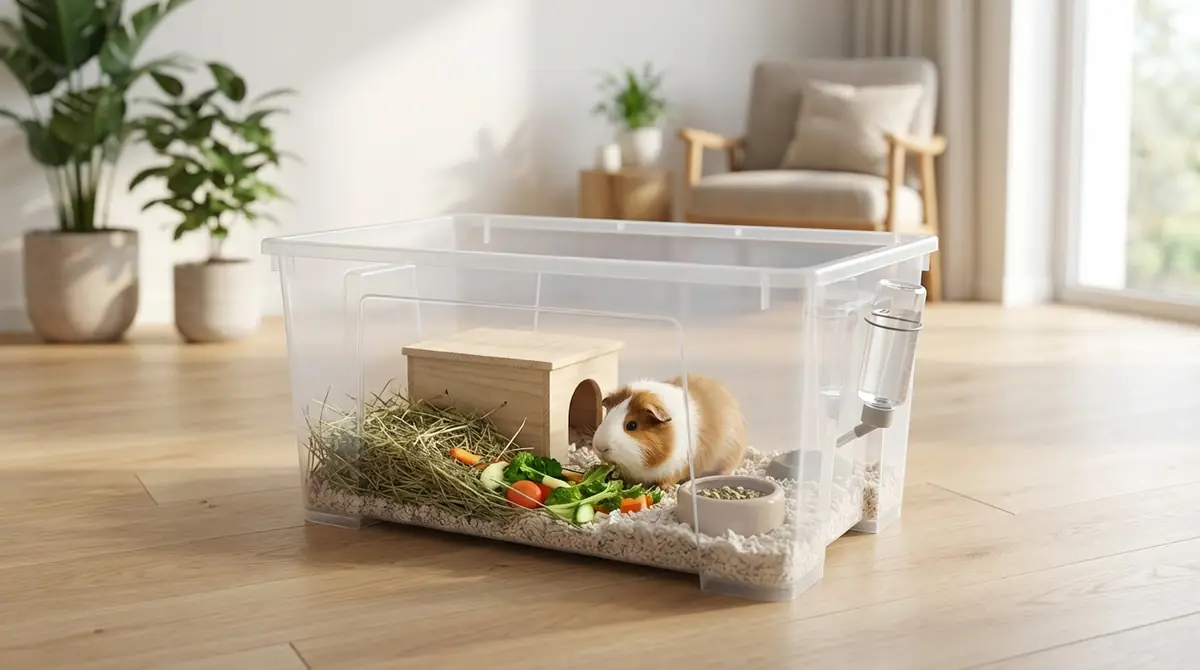 衣装ケースをモルモットのケージにする5つのメリット