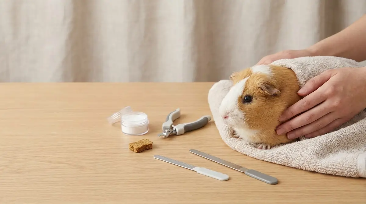 モルモットの爪切りに必要な道具リスト