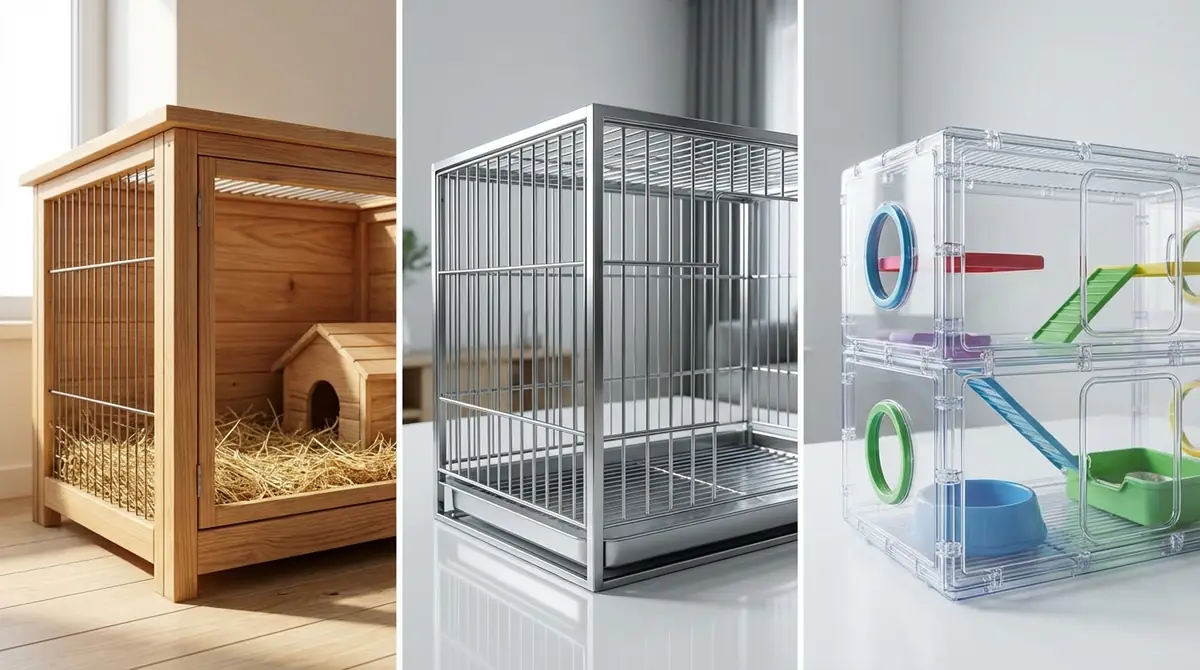 ケージの素材別メリット・デメリット比較